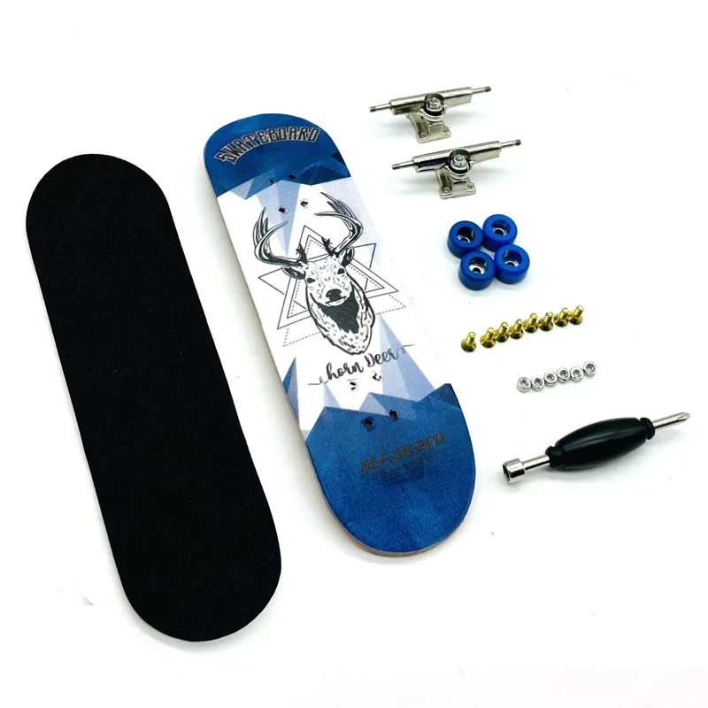 Wanhua Wholesale Mini Skateboard Toy Fingerboard Heat Transfer Graphics