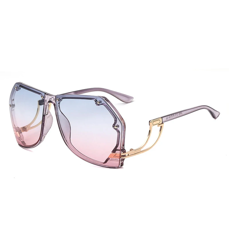 Twooo 2763 New Style Oversized Colors Frame High Quality Metal UV400 Protection PC Lense aperçu 6