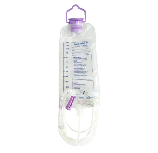 Conod Disposable Medical Sterilized Transparent PVC Enternal Feeding Bag
