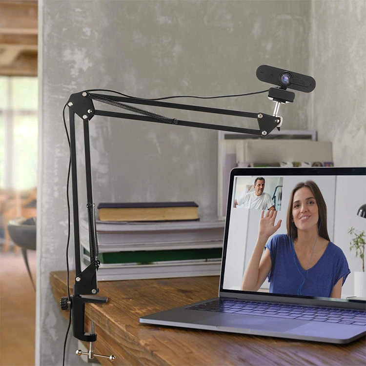 JUNNX Flexible Overhead Tripod Mount for Camera Webcam Ring Light, Desk Mobile Phone Over Head Tripod for Video Live Streaming