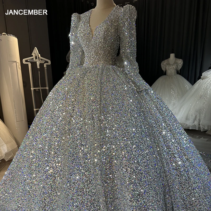 Elegant Ball Gown Long Sleeve Sweet 16 Celebrity Dresses