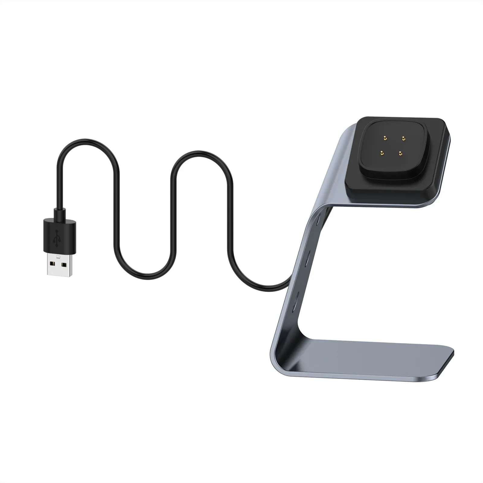 Charger Dock Compatible with Fitbit Sense/Versa 3 Charger Stand Charging 