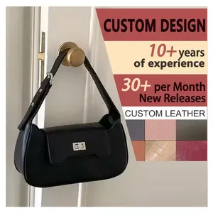 Custom Women's Fashion Handbags Popular Pu Leather Handbag Luxury Ladies Hand Bags Rectangle Single Shoulder Bag for Women
