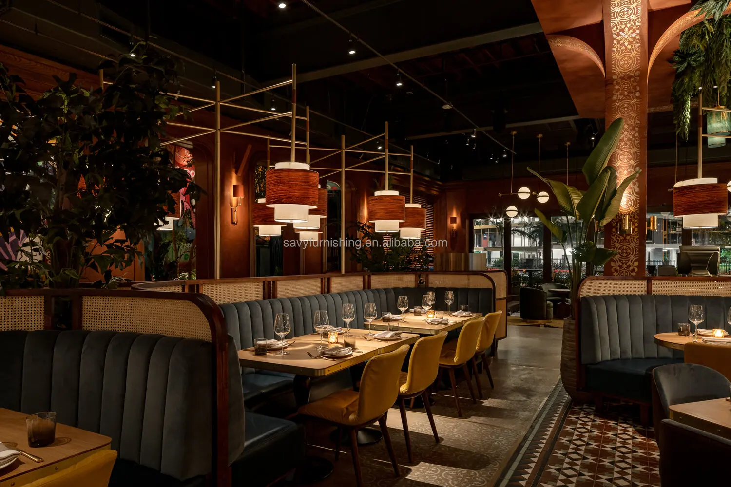 Modern Restaurant Furniture Maker Commercial Bar Counter Design Cafe