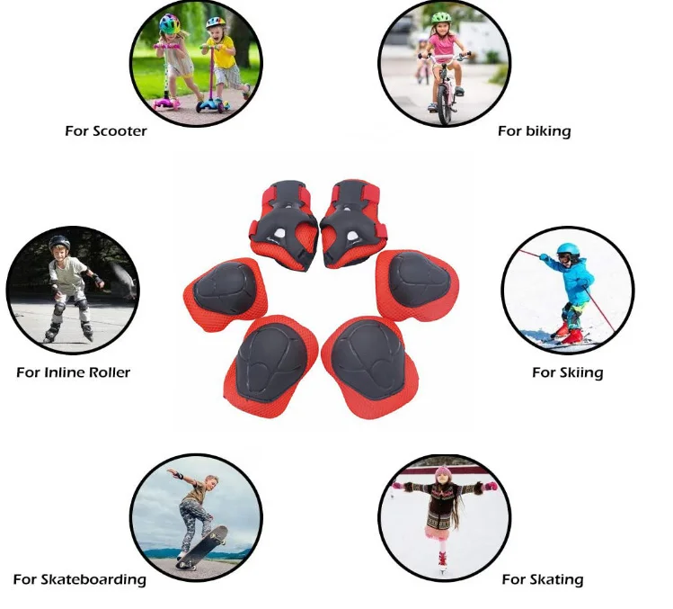 Kids Elbow Pads And Skateboard Knee Pads For Girls Boys With Wrist