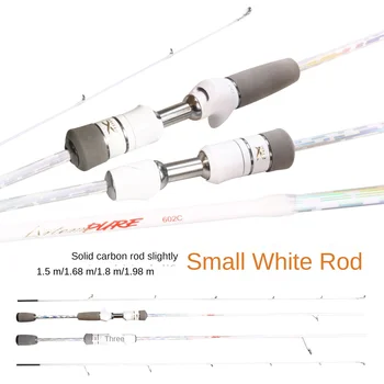 Cheery New Small White Solid Carbon Luya Horse Mouth Rod for Luya ARTEMISPURE Stream Fishing Rod 85g-100g 1.5m-1.98m – Rod – view 5