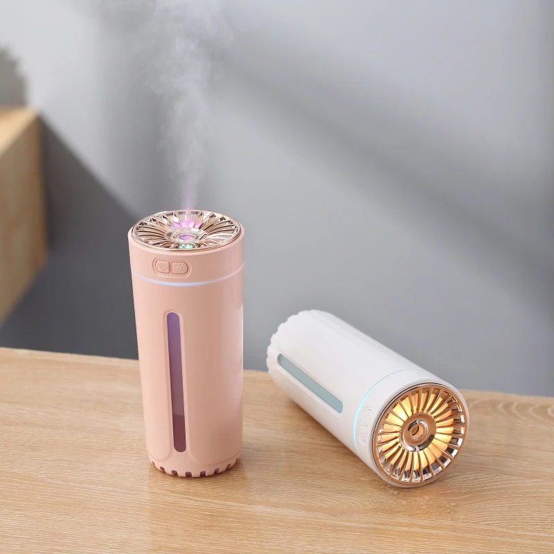 Fast Shipping Car air Diffuser Mini Battery Powered Smart Cool Mist Portable H2o LED Humidifier for Car