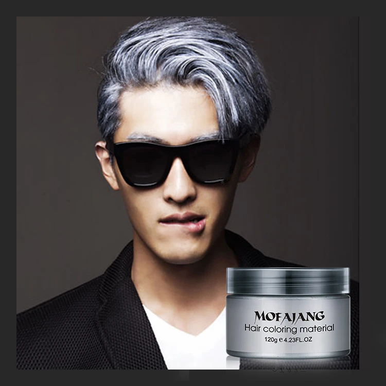 Популярная частная марка MOFAJANG с сильным контролем краев, 24 часа краски для волос, воск, временная краска для волос