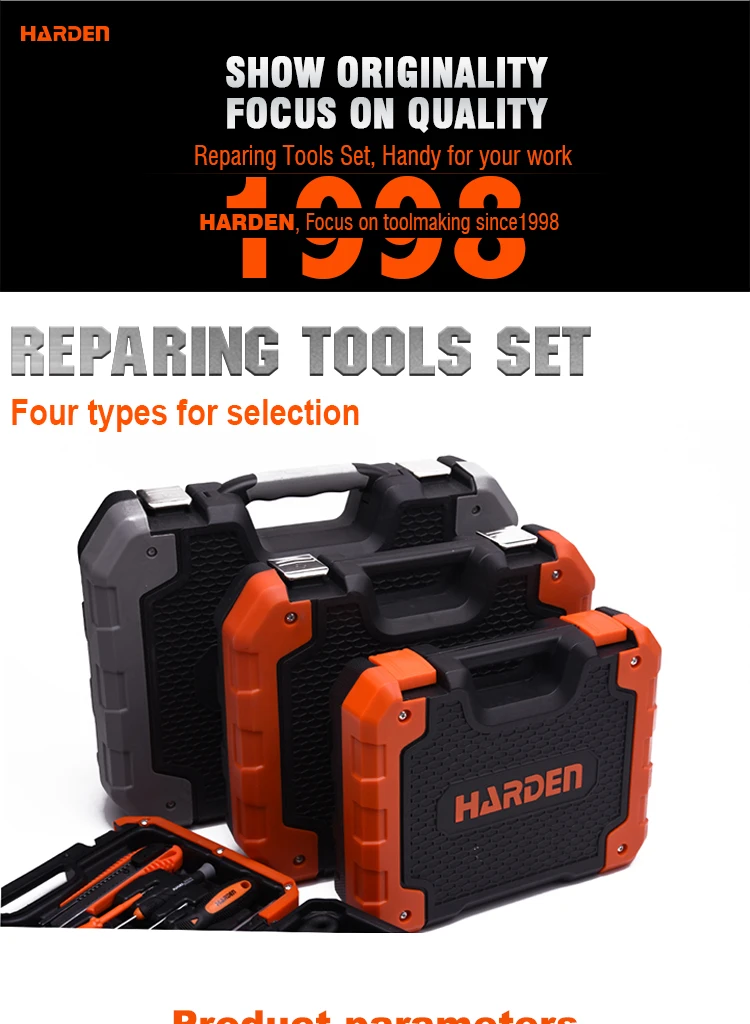 Professional Tool 39PCS Hand Socket Tool Set WIth Blow Case
