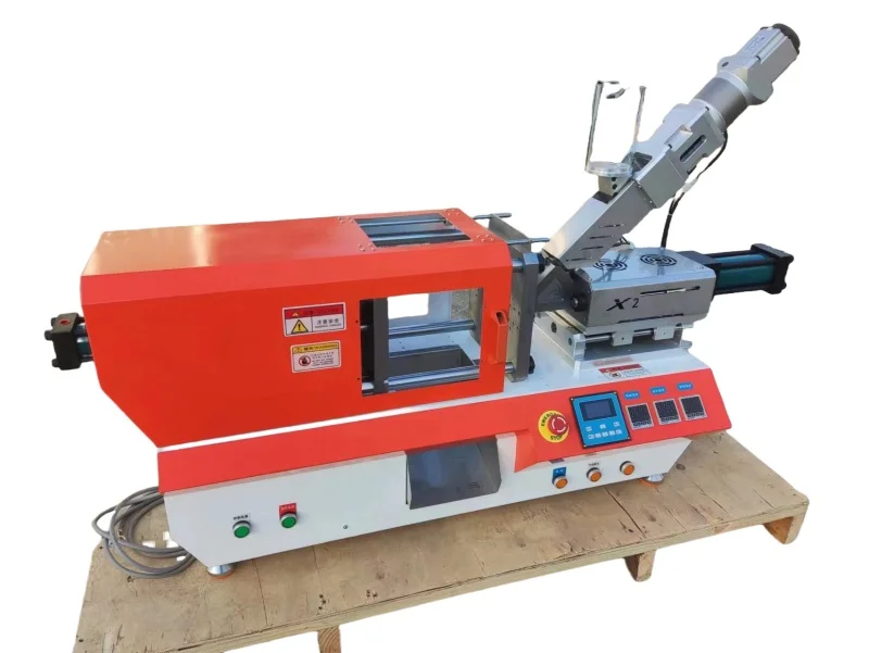 Mini Desktop Injection Molding Machine 50g Micro Small Products Injection Molding 15T Tonnes Electric Horizontal Plastic