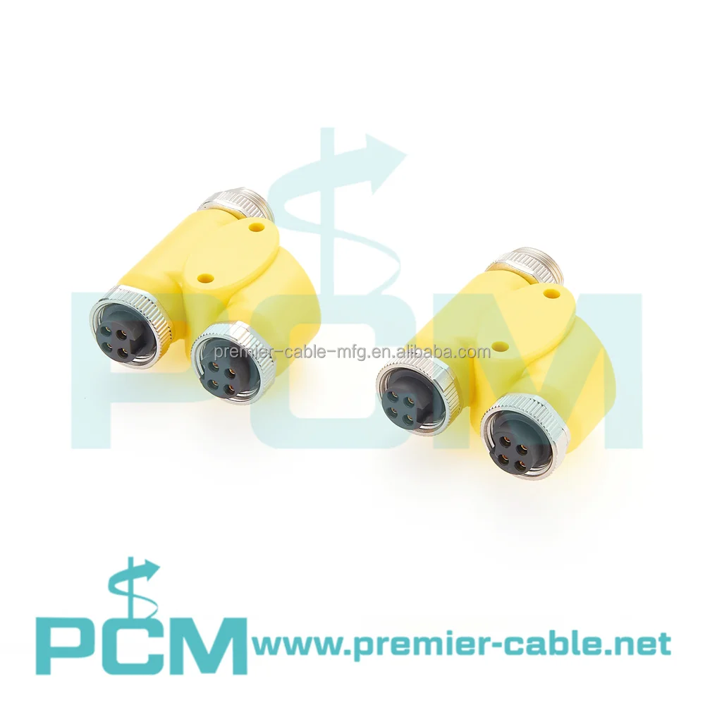 NMEA2000 Open Network 7/8'' Mini-C 4Pin H-Splliter Interbus Connector manufacture