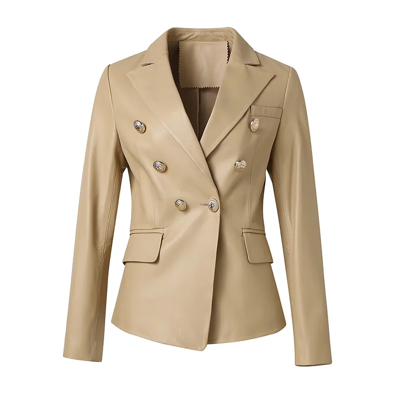 Sheepskin jacket product detail view