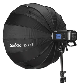 Godox AD-S65S 65cm Silver Deep Parabolic Softbox With Honeycomb Grid Godox Mount Softbox for AD400PRO detail image