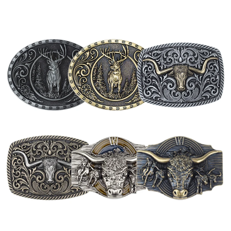 Factory Customized High-End Fashionable Exquisite Craftsmanship Retro Style Belt Buckle