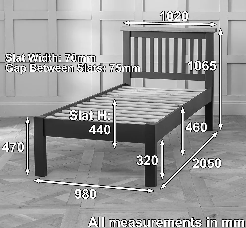 Oak Bed Frame White Wooden Furniture Oem Factory Offer Wooden Painted
