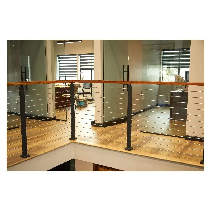 ACE Vertical Rod Railing for Stair Rod Railing System Black Rod Iron Railing