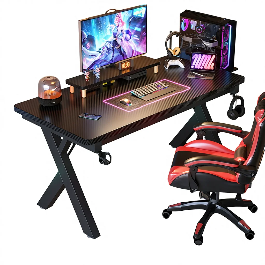 שולחן למשחקי E-sports, שולחן מחשב לחדר שינה, שולחן שולחן, שולחן משרדי, שולחן מחשב, סגנון E-sports