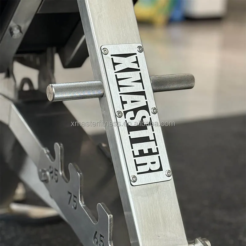 XMASTER Stainless Steel Adjustable Bench for GYM Strength Training