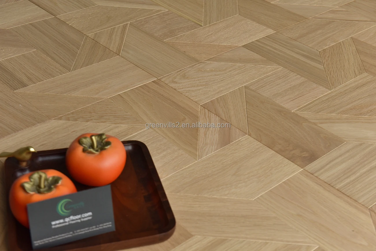 Guangzhou Factory Timber ABCD Grade Engineered Hardwood Flooring White ...