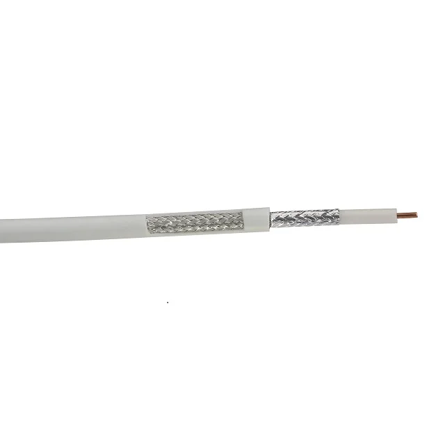 RF OEM White TPE Jacket LSR195 Equivalent Cable with SMA Male to SMA Male Low Loss for Antenna System