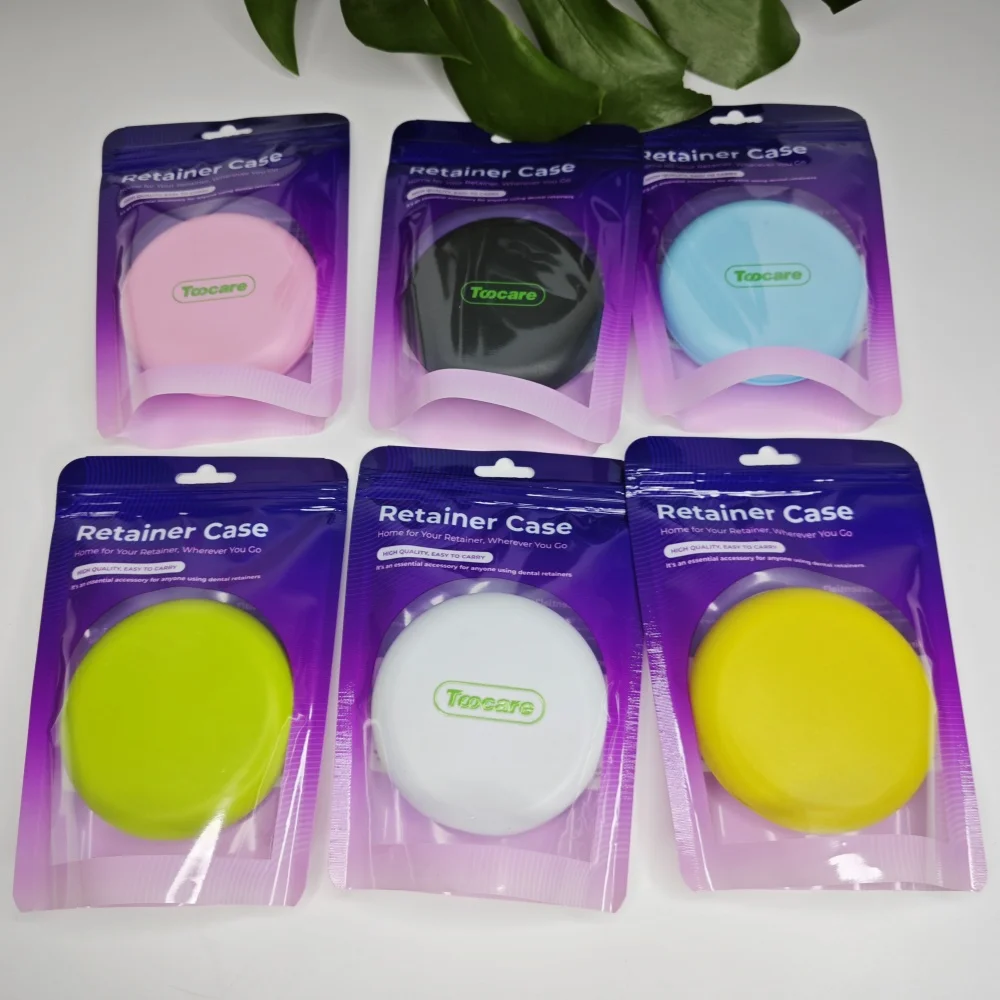 Custom Orthodontic Retainer Kit Logo Silicone Aligner Case Plastic ...