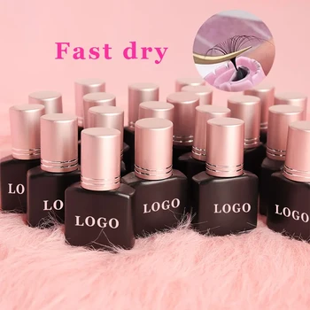 Wholesale Eyelash Fast Dry Glue Waterproof Lash Glue Korea Eyelash Extensions Fastest Strongest Black Glue