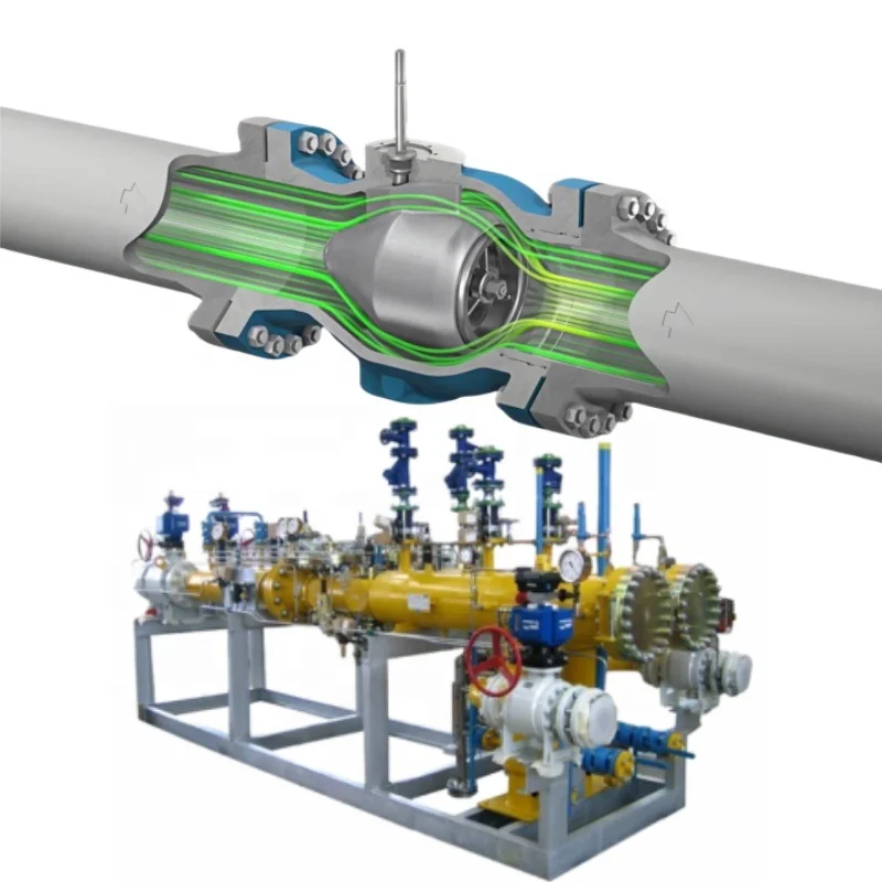 China Skid Mounted And Mokveld RZD-X Industrial Automation Axial Flow Shut-off Valves For Gas Transmission Systems