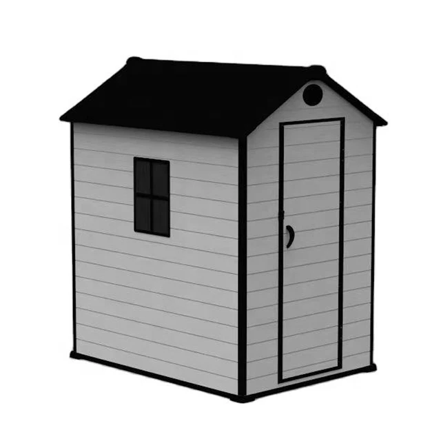 Outdoor Storage Shed 6 x 4 FT Metal Garden Shed Anti-Corrosion Storage House with Single Lockable Door