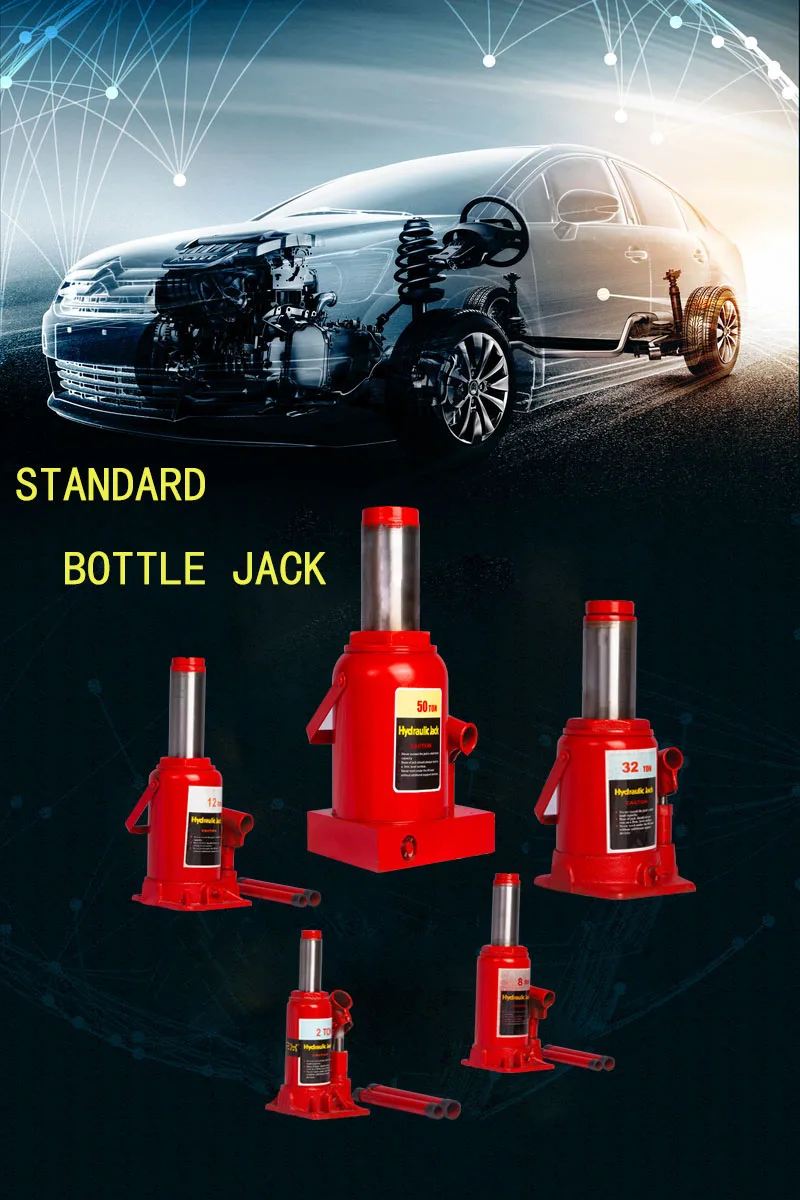 50 Ton Air Hydraulic Bottle Jack Race Car Air Jacks - Buy Race Car Air ...