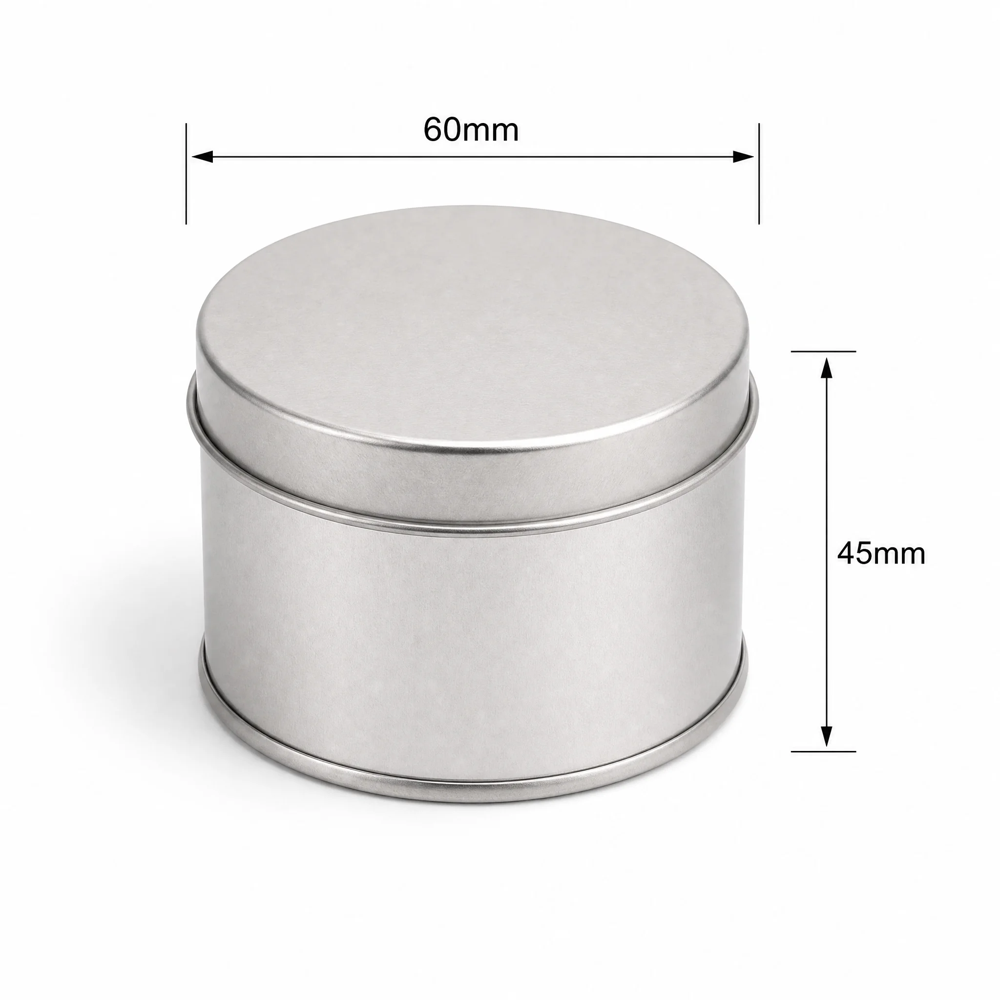 Promotion Small Round Matte Tinplate Tin Box for Candy Cake Snack Pet Food Canned Food Packaging with Recycled Materials