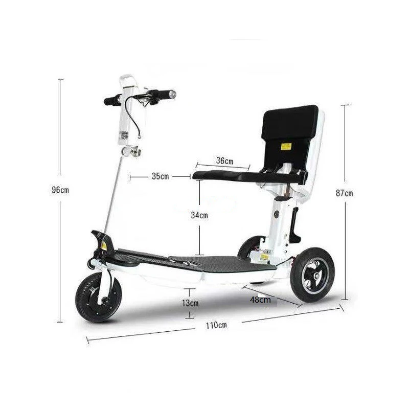 
Недорогой электрический скутер, мобильный багажный складной легкий багажный скутер для пожилых людей 