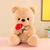 Oso pequeño rosa marrón
