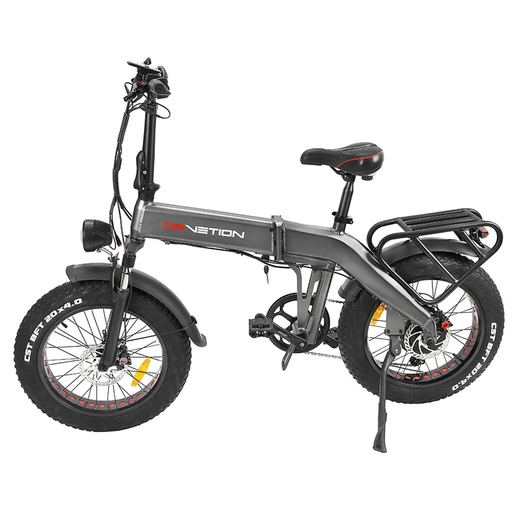 DrveTion BT20 faltbares Elektrofahrrad 20*4,0 Zoll dicke Reifen 10 Ah Akku 40-60 km Reichweite 750 W Motor 45 km/h Max. Geschwin