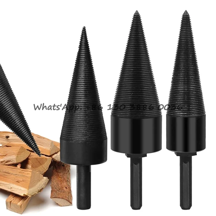 LIU-7374285560393-outils de coupe de bois de chauffage Twist bois de  chauffage Splitter bois cône poinçon foret Split outil ménage