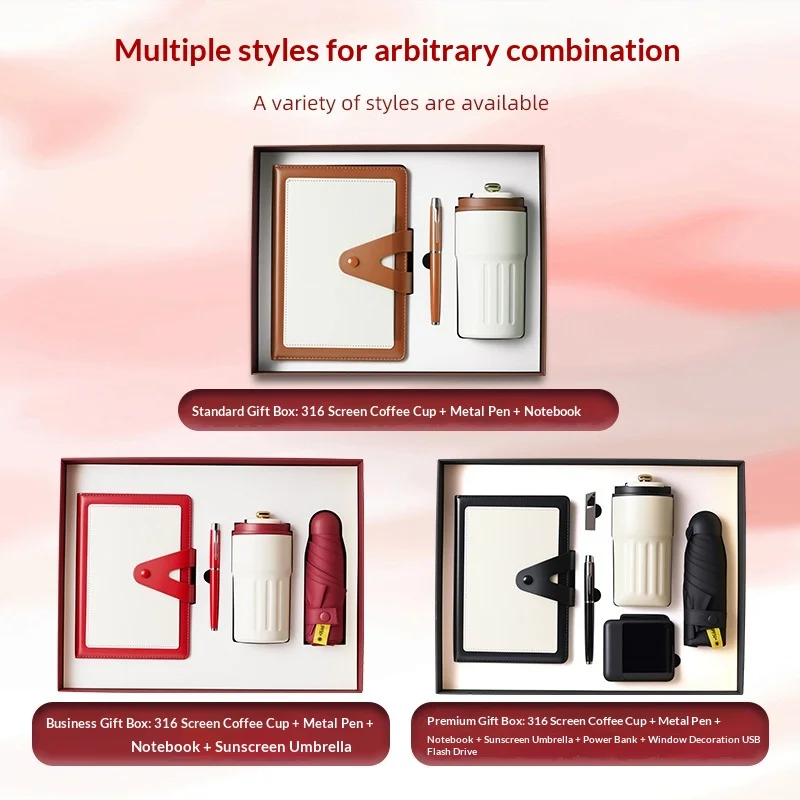 Business Gift Set Customized Notebook High-Value Tourism-Themed Housewarming Party Event Annual Meeting Giveaway Practical Gift preview 4