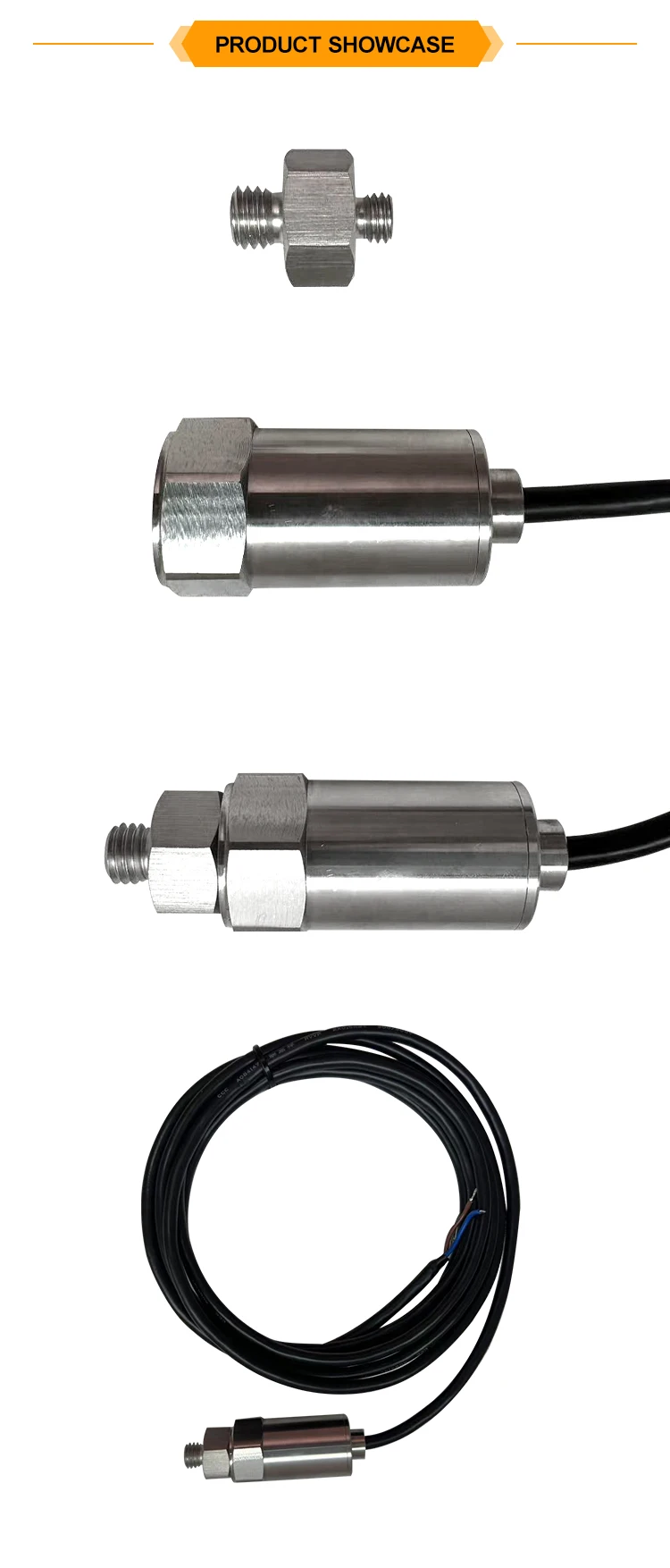 JSDMA50A-20mm Industrial Site Monitoring Piezoelectric Acceleration Sensor supplier