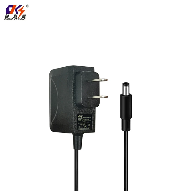 Bán Sỉ Nguồn Điện 12w Dải Đèn LED Camera Giám Sát 12V 1A Đen Cắm Tường DC Adattatore