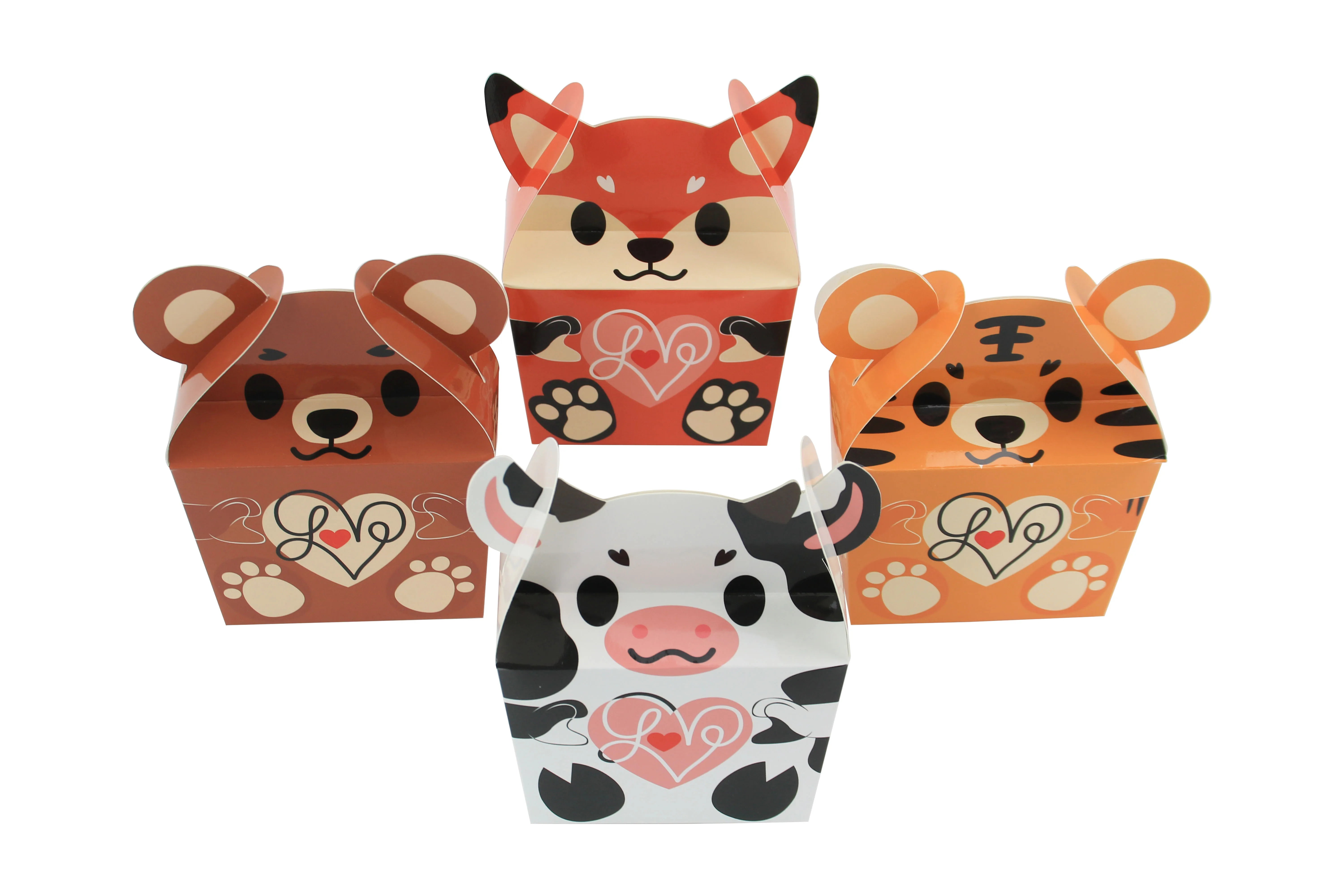 Outus 48 Pack Farm Animal Party Favor Boxes Farm Togo