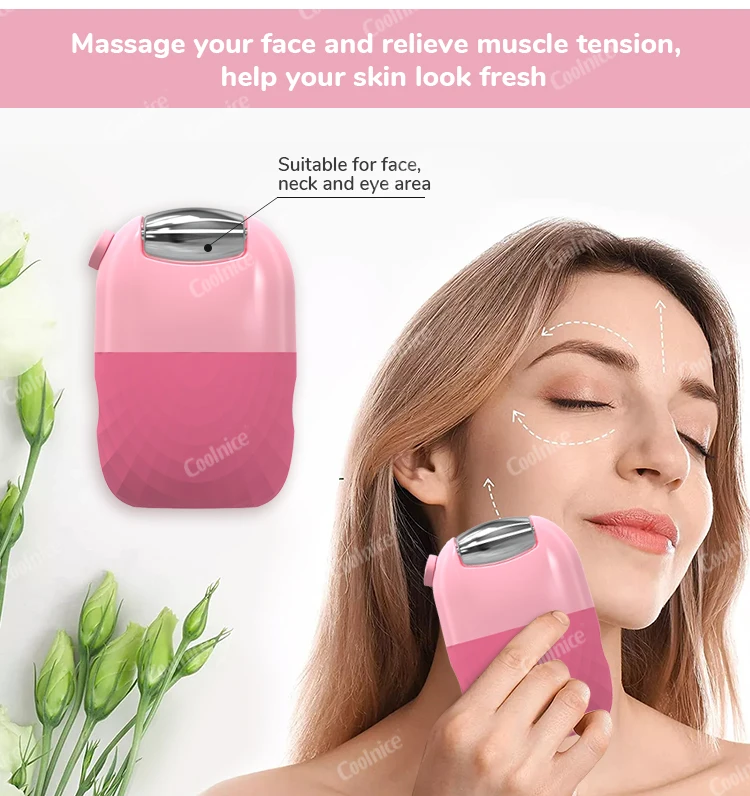 Face Roller Cool Ice Face Lift Massage Roller Facial Silicone Ice