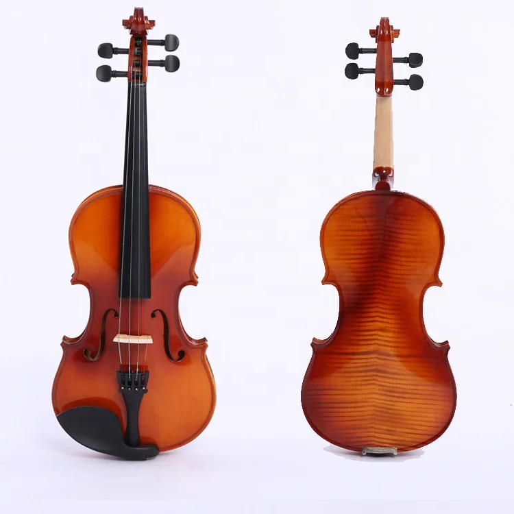 Popular Brand Student Violin Handmade Art Flamed Violin Ordinary Wood