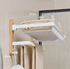 Beech white 60 long net basket towel holder