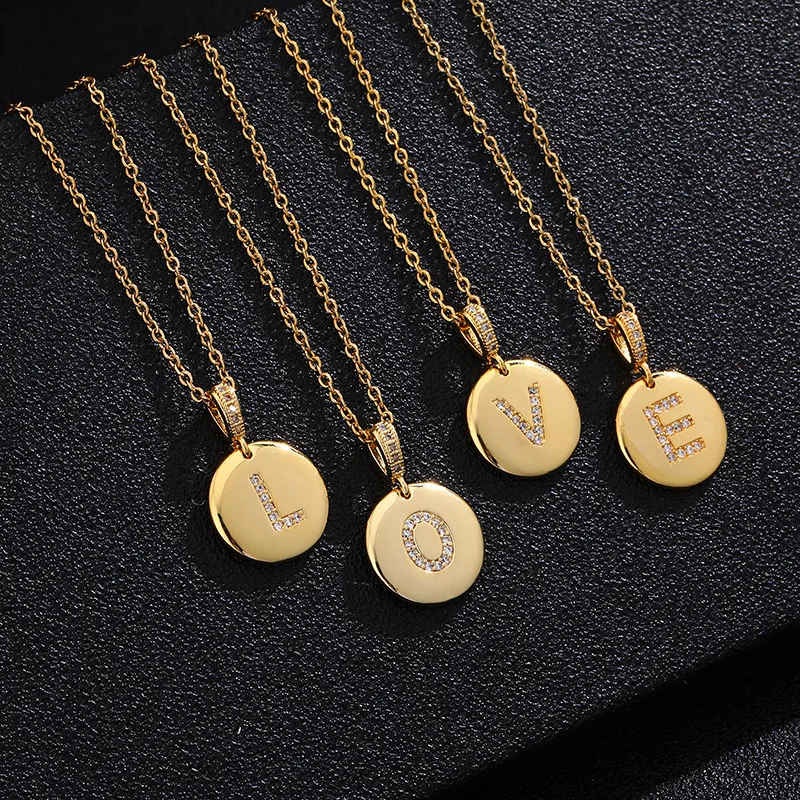 Initial Pendant Necklace