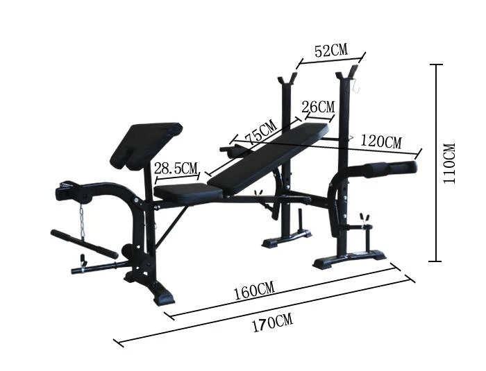 Скамья для жима размеры чертеж
