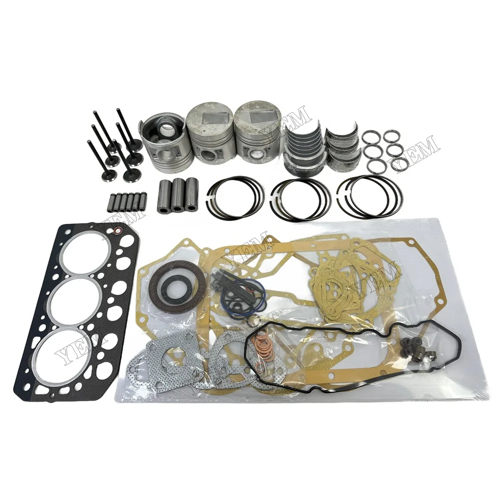 Overhaul Rebuild Kit (No Liner) for Mitsubishi S3L S3L2 S3L2E Excavator Engine Parts