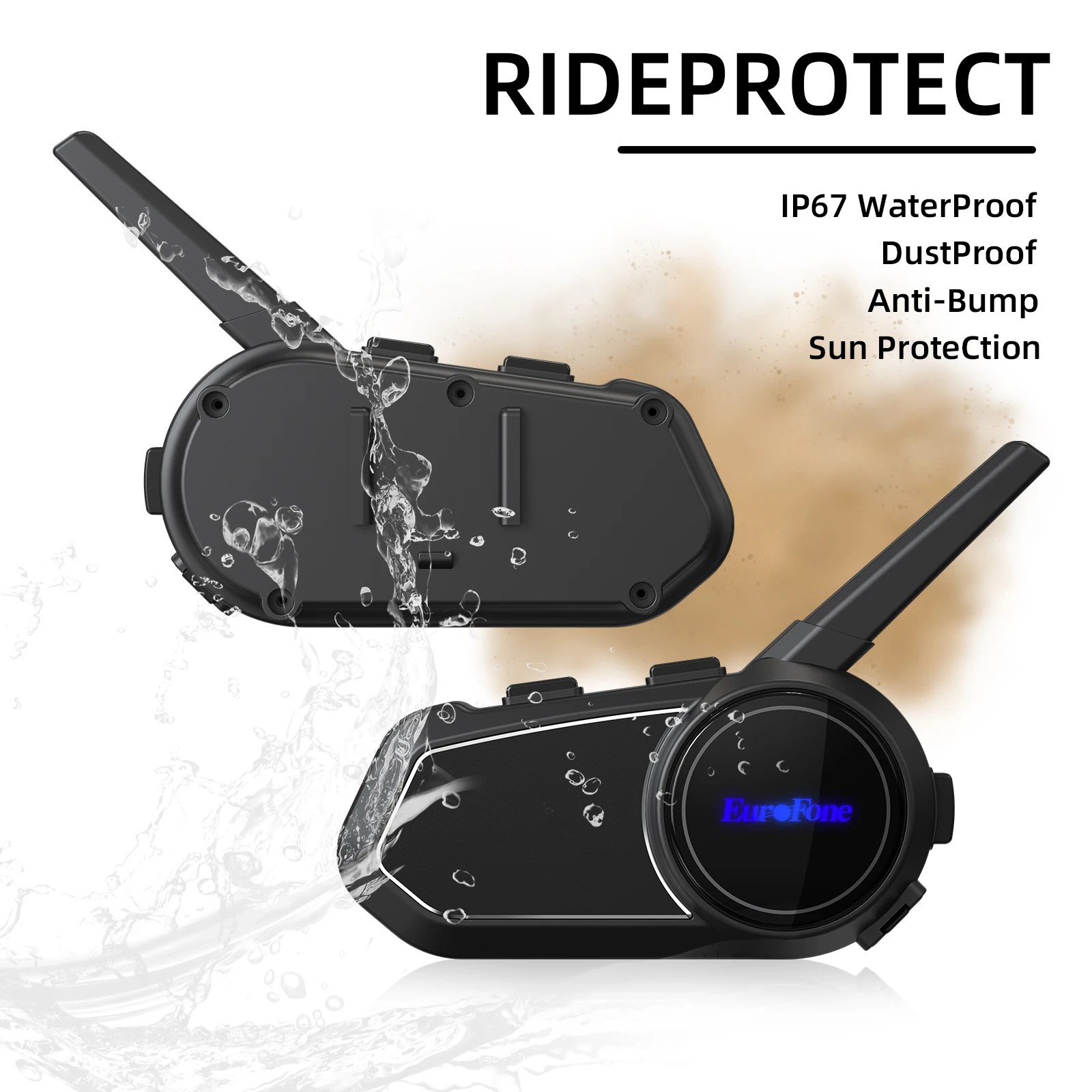 Motorcycle Bluetooth 6 Riders Motorbike Helmet Communication