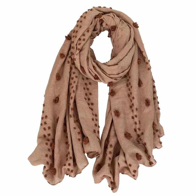 Оптовая продажа новый дизайн 2020 года простой вискозный хиджаб Лидер продаж дешевые длинные мягкие хиджабы с помпоном для мусульманских