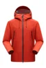 Abbigliamento da carica a guscio duro maschio rosso Rosefinch