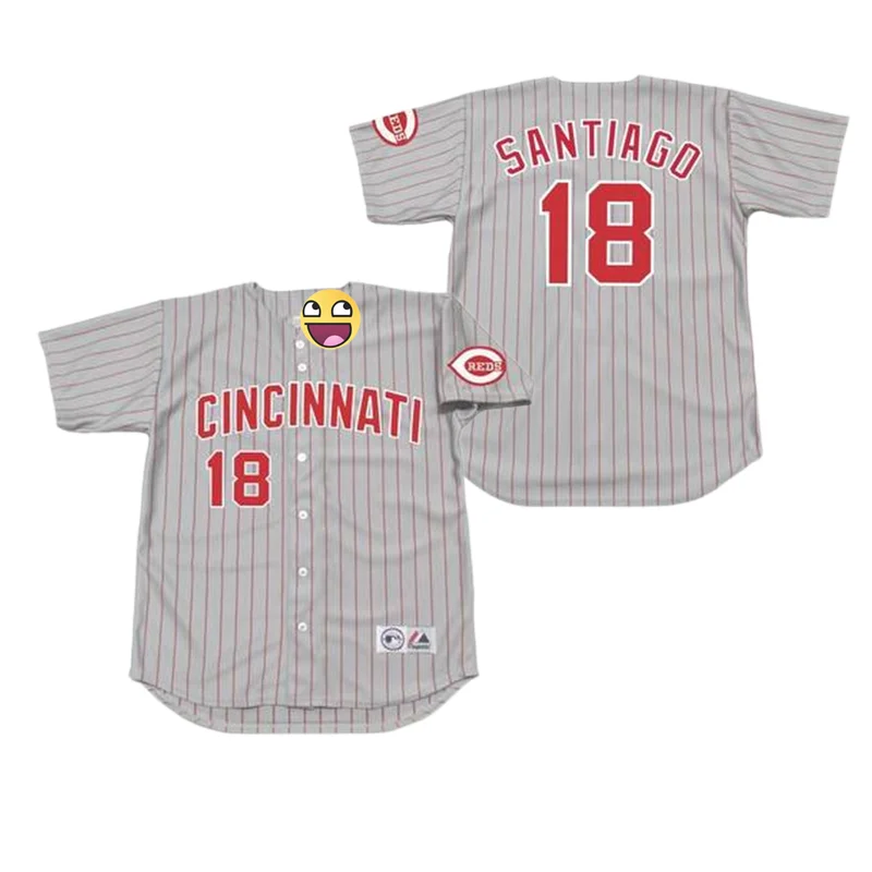 MLB Reds 13 Dave Concepcion Grey Mitchell and Ness Throwback Men