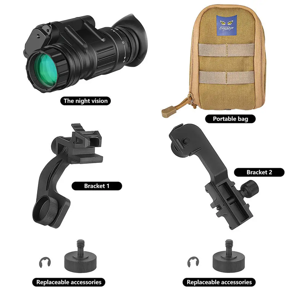 PVS 14 Tactical Helmet Night Vision Scope for Outdoor Hunting