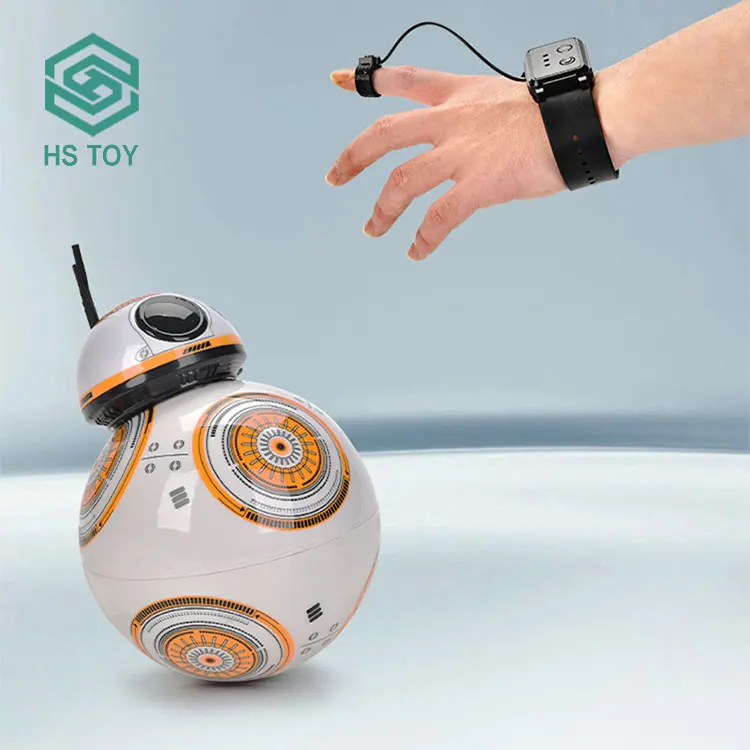 HS 2.4GHz Rolling Walk Remote Control Electric BB Ball Toy Smart Spherical Robots Cozmo Model With Battery Include